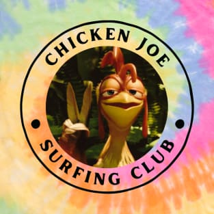 chicken joe surfing club funny T-Shirt