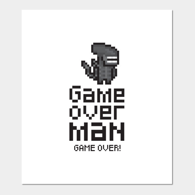 Shirts Hemden Kleidung Accessoires Alien Movie Quote Game Over