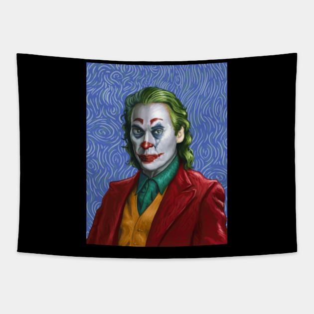 Joker Van Gogh Van Gogh Tapestry Teepublic