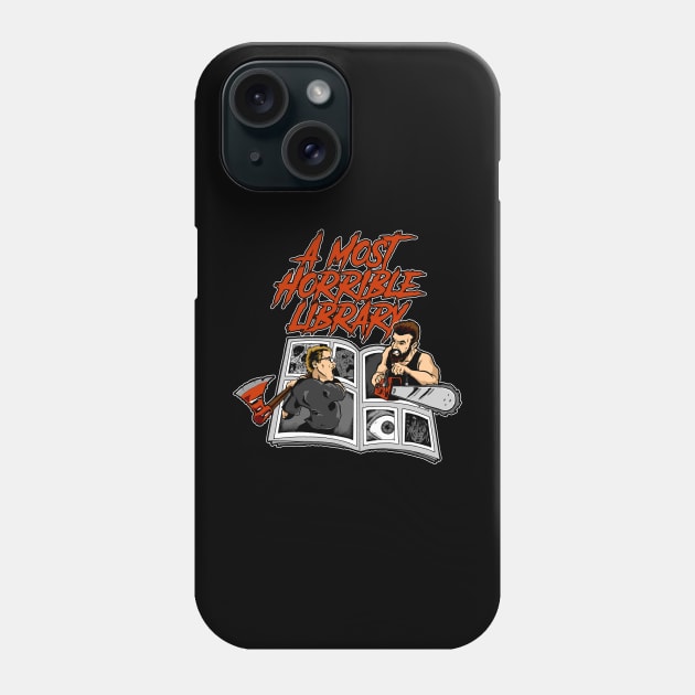 A Most Horrible Library Phone Case by dreadfuldesigns