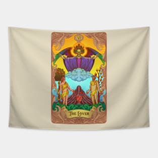 The Lover Tarot Card Tapestry