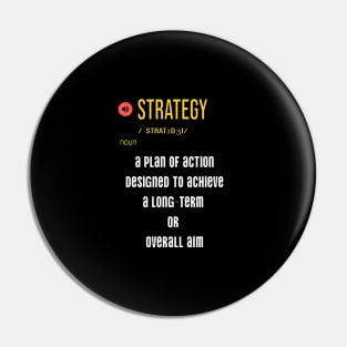 What is meaning of Strategy? Pin