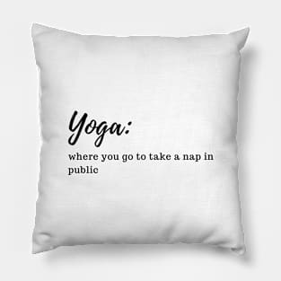 yoga relateable Pillow