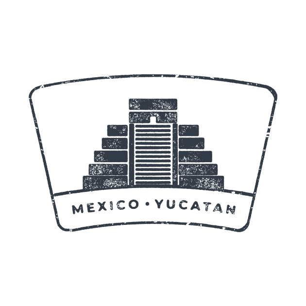 Vintage Textured Chichén Itzá by Airen0Stamp