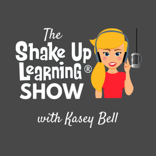 The Shake Up Learning Show Logo (white text) T-Shirt