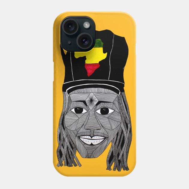 Mr Reggae Ambassador - Hand drawn Phone Case by JadeHylton
