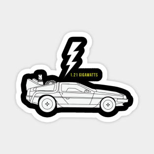 1.21 Gigawatts - Delorean Magnet