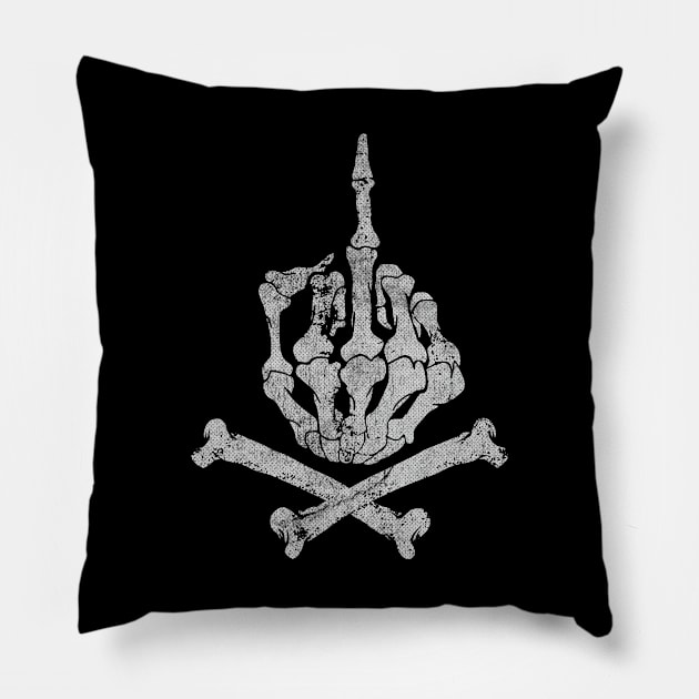 Punk Rock Bone Finger Pillow by thechicgeek