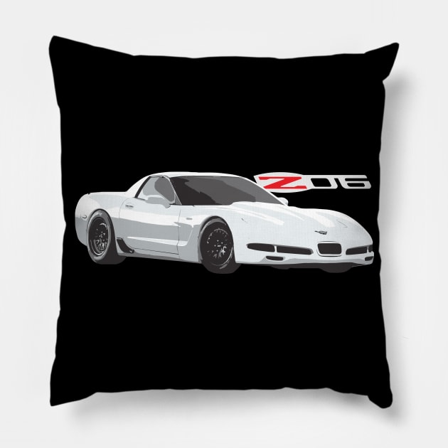 c5 corvette z06 Pillow by cowtown_cowboy