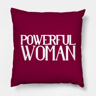 Feminist woman power quotes Pillow