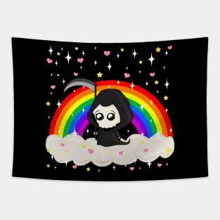 Cute Grim Reaper Tapestry