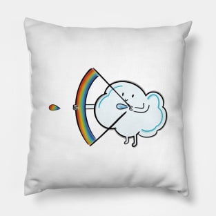 Rainbow Cloud Pillow