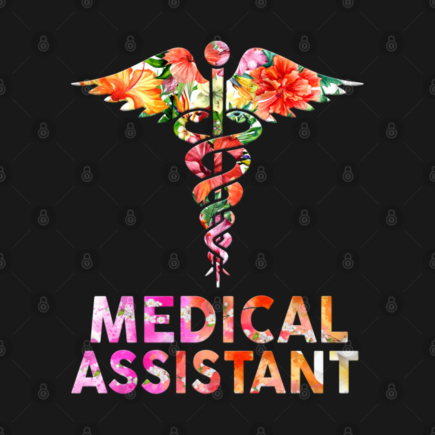 Medical Assistant Flower Background by QUYNH SOCIU