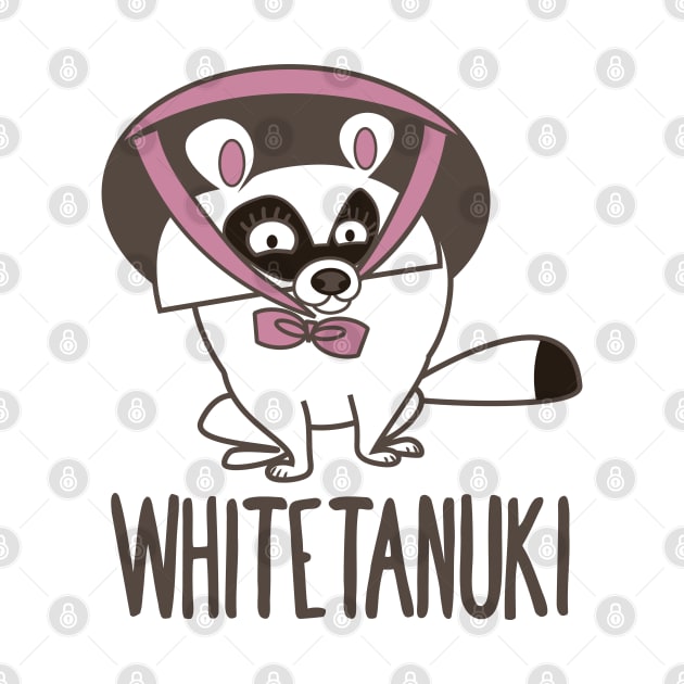 White tanuki by belettelepink