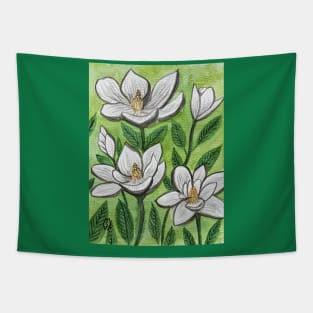 Magnolia flowers study Tapestry