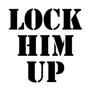 Lock him up (black text) T-Shirt