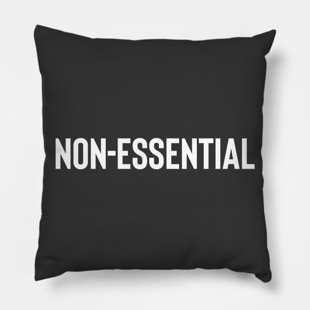 Non-Essential Pillow by Raw Designs LDN