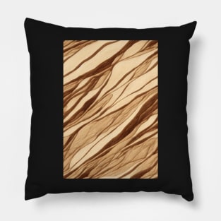 Travertine Stone Pattern Texture #7 Pillow