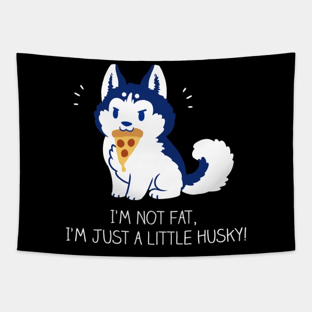 LITTLE HUSKY Tapestry by CloudyStars