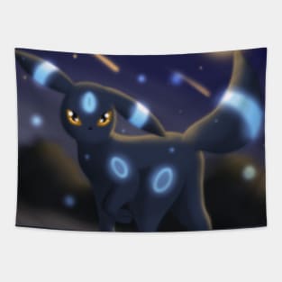 Moonlight fox Tapestry