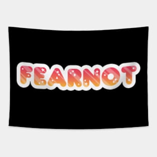 Le sserafim fearnot typography Morcaworks Tapestry