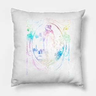 Floral Maiden In Rainbow Pillow