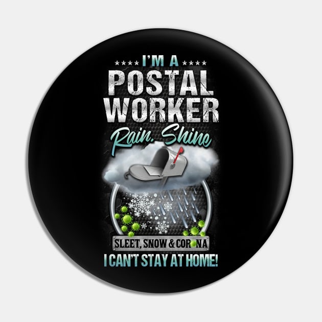 I'm A Postal Worker Pin by janayeanderson48214
