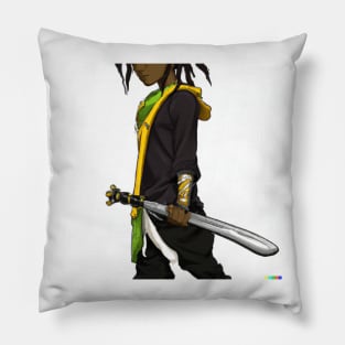 Jamaican Samurai Pillow