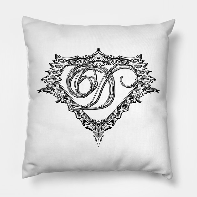 Super Sleek Style D Symbol Pillow by Adatude