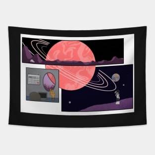 Space Comic Tapestry