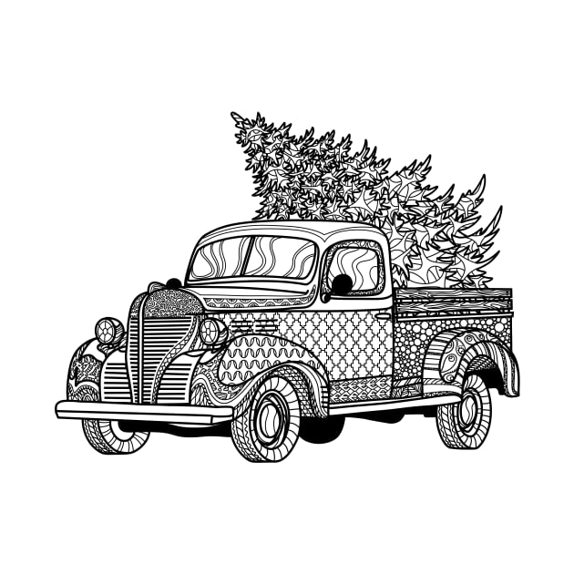 Christmas Truck by Hareguizer