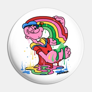 Pop Eye Rainbow Pin