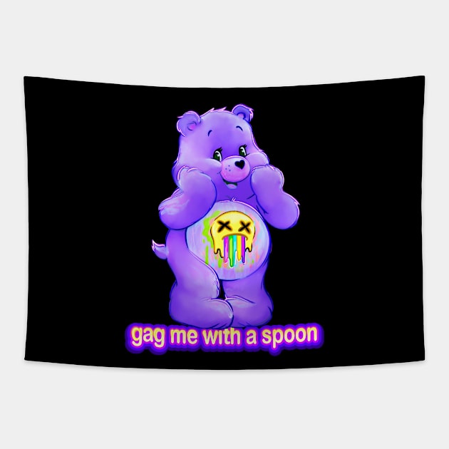 Barf Bear Tapestry by art official sweetener