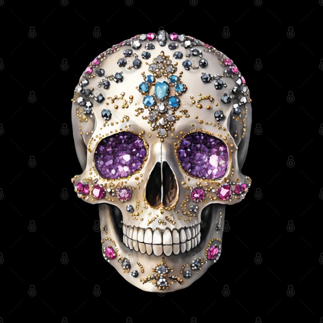 Skull in diamonds by Fantasy Vortex