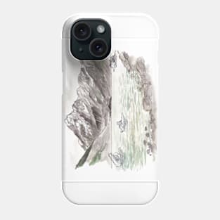 Aoraki Mt Cook Watercolour Phone Case