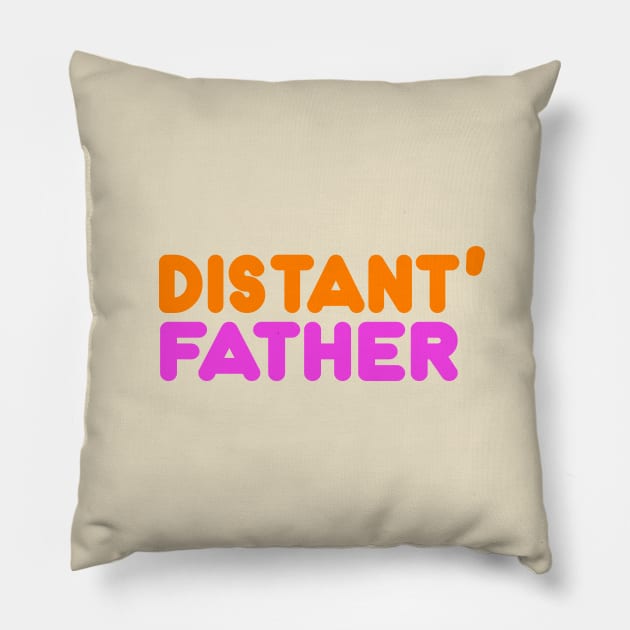 Distant Father /// Sbubby Donut Parody Design Pillow by DankFutura