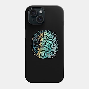 Aquarius Zodiac Sign Men Neptune Phone Case