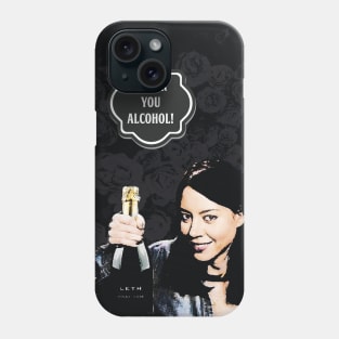 thank you alcohol - april ludgate Phone Case