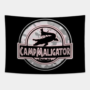 Camp Maligator Pink Camo Tapestry