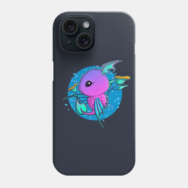 Super Cute Fantasy Sea Creature Phone Case by perdita00