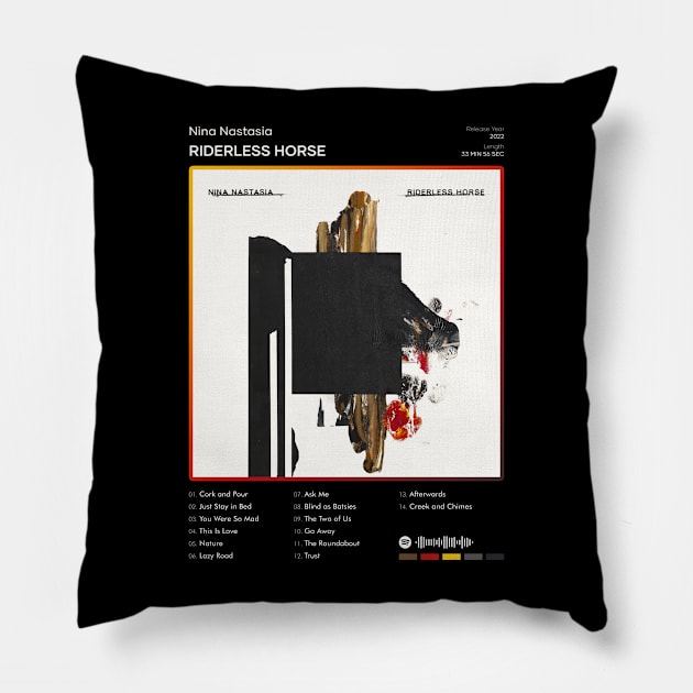 Nina Nastasia - Riderless Horse Tracklist Album Pillow by 80sRetro