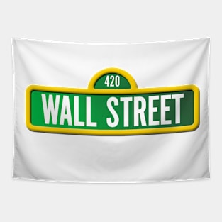 420 Wall Street Marijuana Tapestry