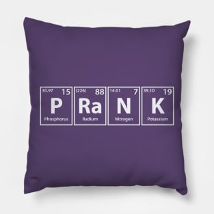 Prank (P-Ra-N-K) Periodic Elements Spelling Pillow