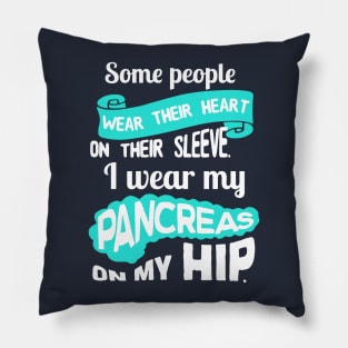 Pancreas on my hip - diabetes diabetic insulin Pillow