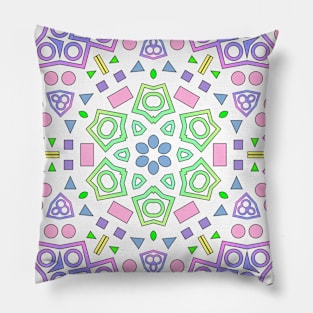 Pastel Kaleidoscope Pillow