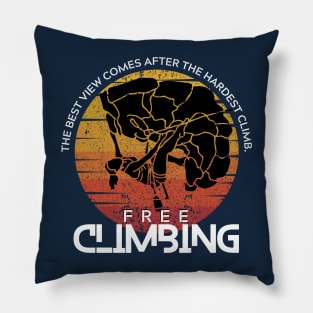 FREE CLIMBING | Wear your hobby Pillow