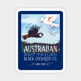 Australian Red-Tailed Black Cockatoo Magnet