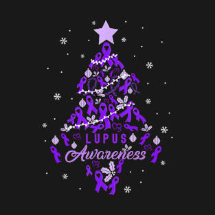 Christmas Tree Lupus Awareness T-Shirt