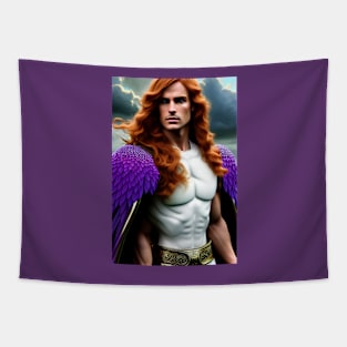 Purple Winged Knight Tapestry