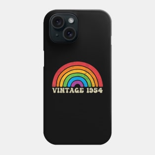 Vintage 1954 - Retro Rainbow Vintage-Style Phone Case